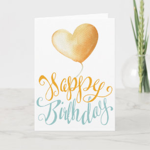 Carte Joyeux ballon d'anniversaire