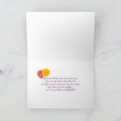 Carte Joyeux Ballons d'anniversaire (Intérieur)