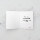 Carte Joyeux Ballons d'anniversaire Conception personnal (Intérieur)