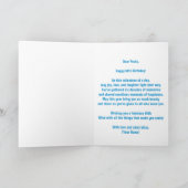 Carte Joyeux Ballons Lights Bunting Flags 60e anniversai (Intérieur)