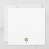 Carte Joyeux Balloons Rétro Card Anniversaire (Dos)