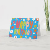 Carte JOYEUX BANNIVERSAIRE Bulle Lettres Anniversaire PE (Devant)