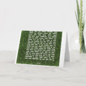 Carte Joyeux baseball d'anniversaire (Dos)