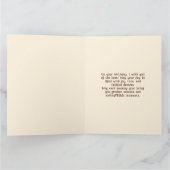 Carte Joyeux Beagle d'anniversaire avec empreintes de ch (Intérieur)