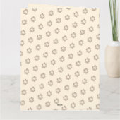 Carte Joyeux Beagle d'anniversaire avec empreintes de ch (Dos)