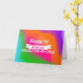 Carte Joyeux beau-fille de la Fête des Mères! (Fleur jaune)