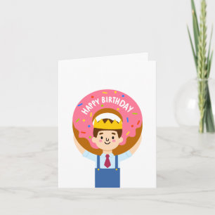 Carte Joyeux beigne d'anniversaire