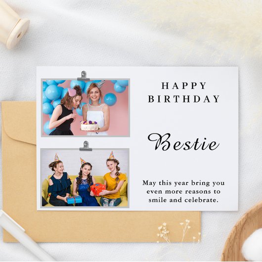 Carte joyeux bestin d'anniversaire