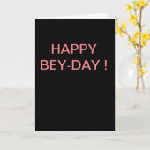 Carte Joyeux bey day (Fleur jaune)