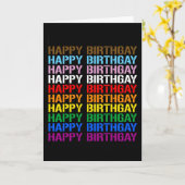 Carte Joyeux Birgay (Fleur jaune)