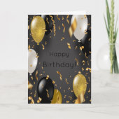 Carte Joyeux Birthday (Devant)