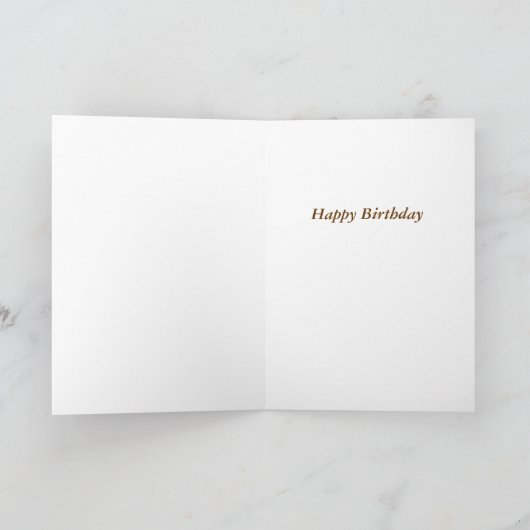 Carte "Joyeux Birthday Son" (Intérieur)