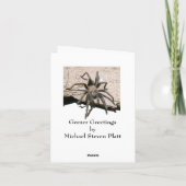 Carte Joyeux Birthday Spider and Bee Warning (Dos)