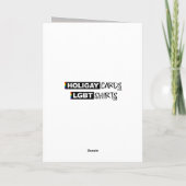 Carte Joyeux Birthgay (Fierté Progressiste) (Dos)