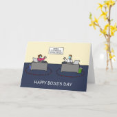 Carte Joyeux Boss's Day Covid 19 Dessin (Fleur jaune)