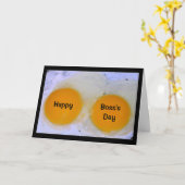 Carte Joyeux Boss's Day Egg-stra Special Boss! (Fleur jaune)
