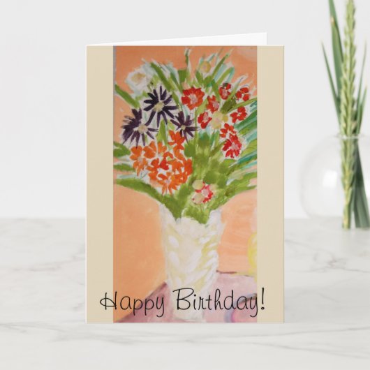 Carte Joyeux Bouquet (Devant)