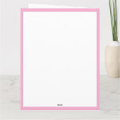 Carte Joyeux Bouquet de fleurs du printemps de la Fête d (Dos)