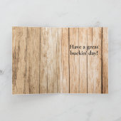 Carte Joyeux Buckin 60e Anniversaire de la chasse (Intérieur)