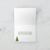 Carte Joyeux budget du lac Christmas Tree (Intérieur)