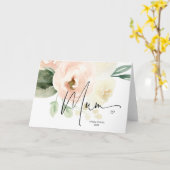 Carte Joyeux cadeau de la journée des mères pour maman d (Fleur jaune)