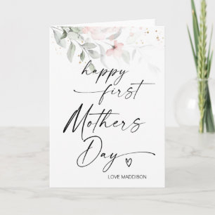 Carte Joyeux cadeau de la première fête des mères pour m