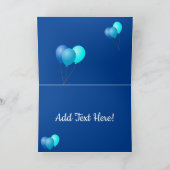 Carte Joyeux Camions Et Ballons De Pompage D'Anniversair (Intérieur)