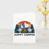 Carte Joyeux Camper Ba Marshmallow (Fleur jaune)