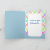 Carte Joyeux Cartoon de Corgi d'anniversaire (Intérieur)