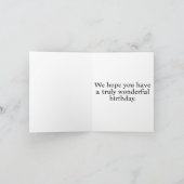 Carte Joyeux champignons magiques d'anniversaire (Intérieur)