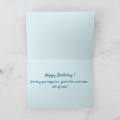 Carte Joyeux Chat Kitty Anniversaire (Intérieur)