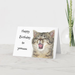 Carte Joyeux chaton d'anniversaire
