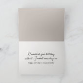 Carte Joyeux Chats D'Anniversaire Pour Soeur (Intérieur)