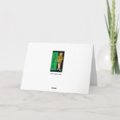 Carte Joyeux Cheval de Cartoon d'Anniversaire. (Dos)