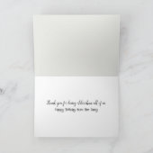 Carte Joyeux Chick d'anniversaire du groupe (Intérieur)