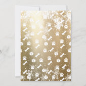 Carte Joyeux, Chig Paws Photo Noël (Dos)