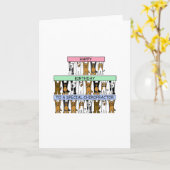 Carte Joyeux Chiropracteur d'anniversaire Chiens de dess (Fleur jaune)