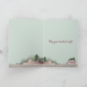 Carte Joyeux chocolat chaud de Noël (Intérieur)