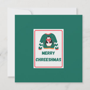 Carte Joyeux Chreeshmas Penguin