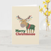 Carte Joyeux Christmoose (Fleur jaune)