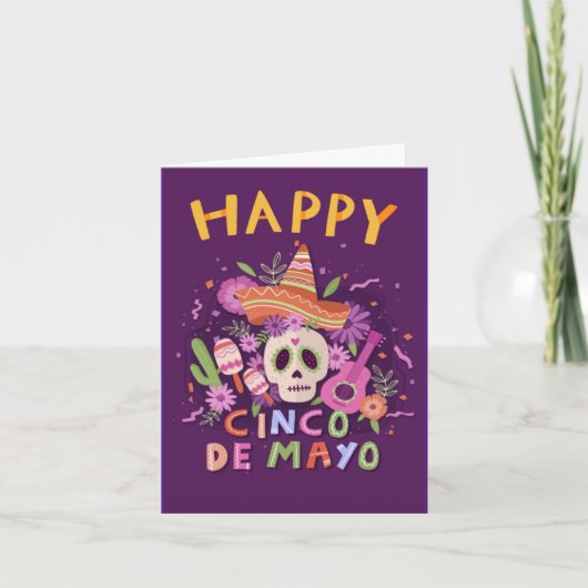 Carte Joyeux Cinco de Mayo (Devant)