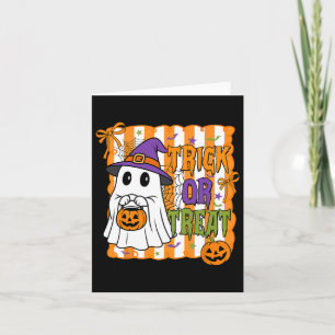 Carte Joyeux Citrouille Halloween Ghost Boy G
