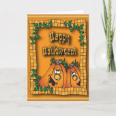 Carte Joyeux Citrouilles d'Halloween (Devant)