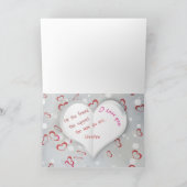 Carte Joyeux coeur de papier 3D de la Fête des Mères (Intérieur)