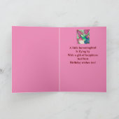 Carte Joyeux Colibri À Maman Avec Un Anniversaire Amoure (Intérieur)