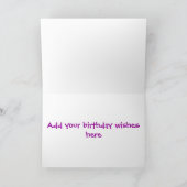 Carte Joyeux Confetti anniversaire (Intérieur)