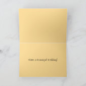 Carte Joyeux coucher de soleil tropical d'anniversaire (Intérieur)