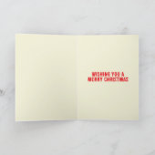 Carte Joyeux Crustmas Drôle de Noël (Intérieur)