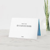 Carte Joyeux cygne de Noël (Dos)