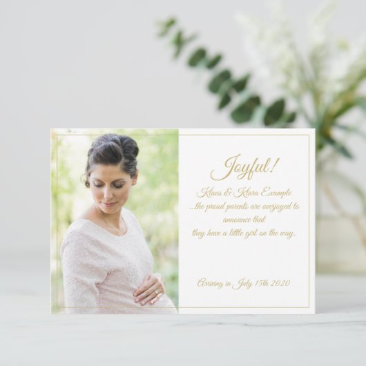 Carte Joyeux ! - De grandes attentes (Debout devant)